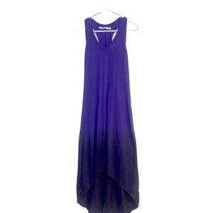Size medium, blue Dip Dye Middy Maxi dress from Athleta.
